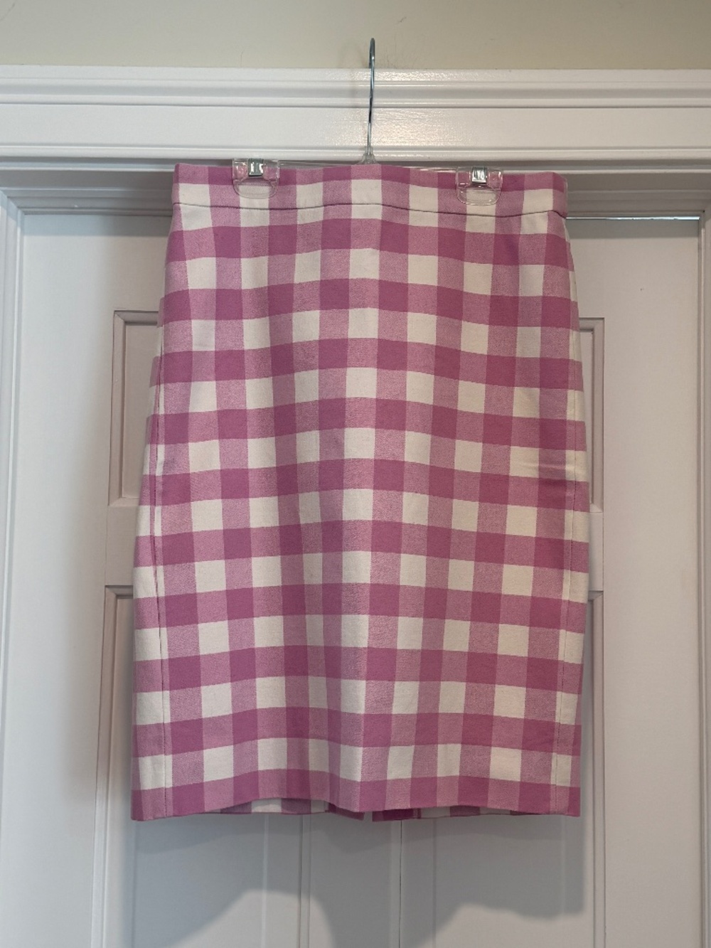 Pink Gingham Skirt
